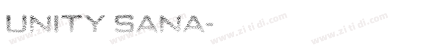 UNITY SANA字体转换 UNITY SANA字体转换